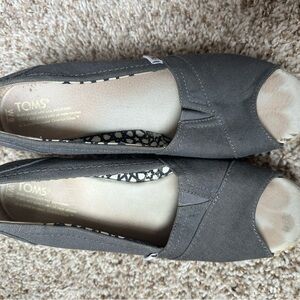 Toms Gray Espadrilles with Breathable Design